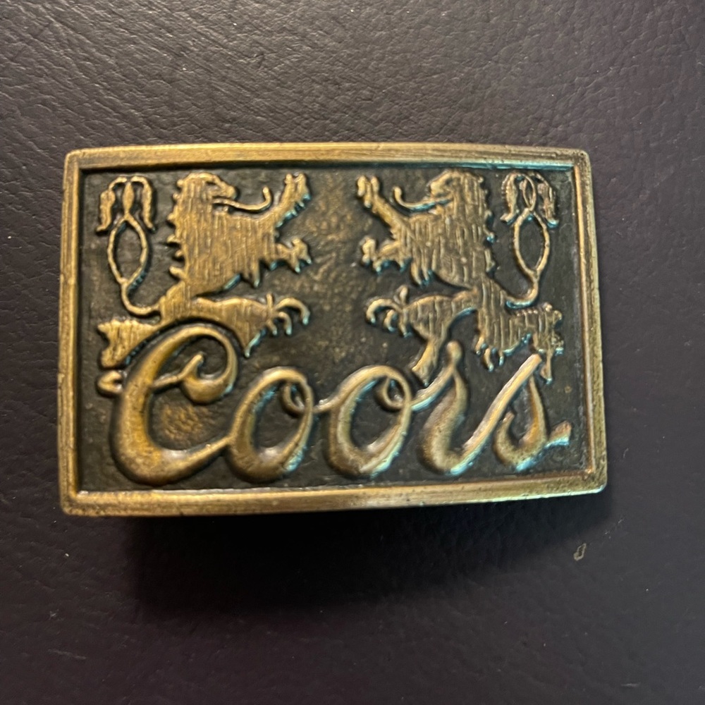 Vintage Coors Belt Buckle